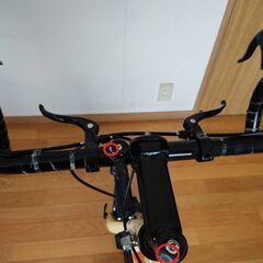 ミニベロ　小径車　アルミフレーム20インチ 前後クイックリリース 14段Wレバータイプ変速 ドロップハンドルの画像