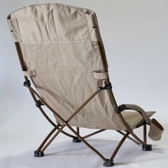 ベージュ ロゴス(LOGOS) Tradcanvas ポータブルあぐらチェアの画像