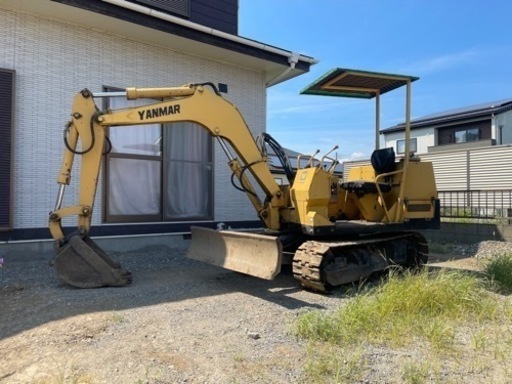 ヤンマー ユンボ 赤字出品