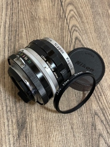 [美品/純正フィルター付]ニコン Nikon NIKKOR-H Auto 2.8cm f3.5/銘板銀/NipponKogaku