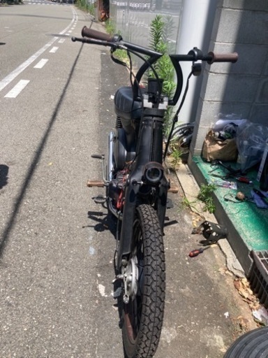 カブ　ボアップ　カスタム途中　レストアベース