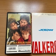 JUN SKY WALKER(S) VHS &単行本の画像