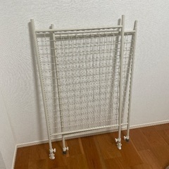 突っ張り  パーテーション ワイヤーネット