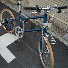 anna[アンナ]20吋 ミニベロ(小径車) アルミ/7speed/ネイビーの画像