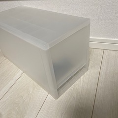 無印良品　ポリプロピレン追加用ストッカー 約幅18×奥行40×高さ21cm 良品計画の画像