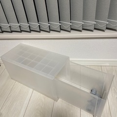 無印良品　ポリプロピレン追加用ストッカー 約幅18×奥行40×高...