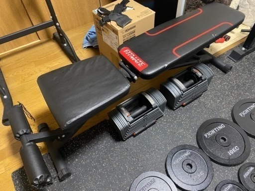 バーベル、ラック、ベンチ　セット　引き取り限定