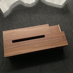 Cocoshi ティッシュケース　ウォルナット