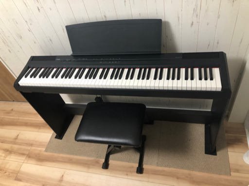 値下げ！！電子ピアノ　p105 椅子付き