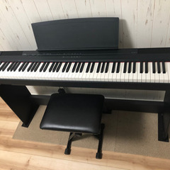 値下げ！！電子ピアノ　p105 椅子付き