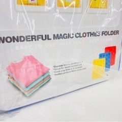 埼◇WONDER FOLD 洋服畳みボード 衣類畳み器 服折りたたみボード 収納の画像
