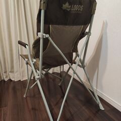 LOGOS Life バックホールドチェア（ブラウン）の画像