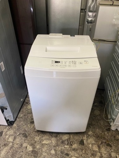 北九州市内配送無料　保証付き　2020年製全自動洗濯機 ホワイト IAW-T703E [洗濯7.0kg /乾燥機能無 /上開き]
