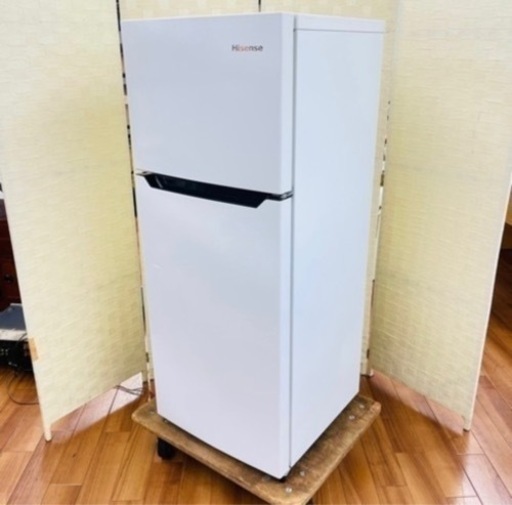 埼P◇Hisense ハイセンス 2ドア冷凍冷蔵庫 HR-B1201 2016年製 120L ホワイ卜