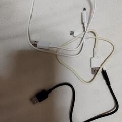 短いUSBスマホケーブル3本セット