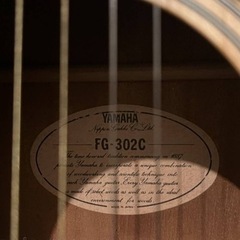 YAMAHA FG-302C アコギ　中古美品の画像
