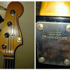 70s Fernandes fretless Jaco Pastorias Jazz Bass🤗 の画像