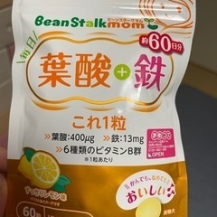 【値下げ】ビーンスタークマム　毎日葉酸