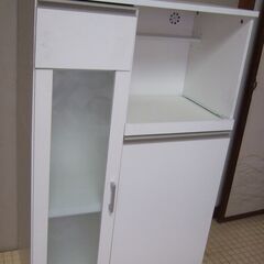  レンジボード レンジ台 ホワイト ミドルレンジボード キッチン収納 