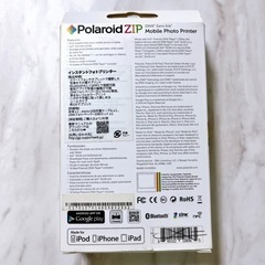 ポラロイドジップ スマホプリンター モバイルプリンター フォトシール コードレスの画像