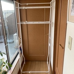 受付再開　洗濯収納ラックの画像