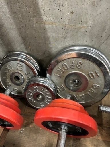 バーベルプレート35kgセット   10kg2枚 5kg2枚 2.5kg2枚  ダンベル ベンチプレス