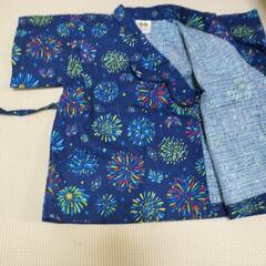 花火柄　甚平　じんべい　80　90の画像