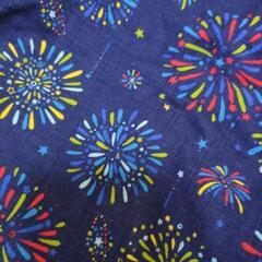 花火柄　甚平　じんべい　80　90の画像