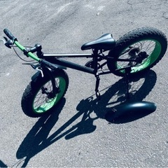 TXED FATBIKE ファットバイク ブラック×グリーン