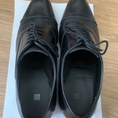 ビジネスシューズ　革靴　スーツセレクト　24.5cm 黒の画像