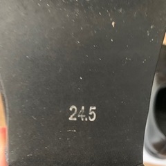 ビジネスシューズ　革靴　スーツセレクト　24.5cm 黒の画像