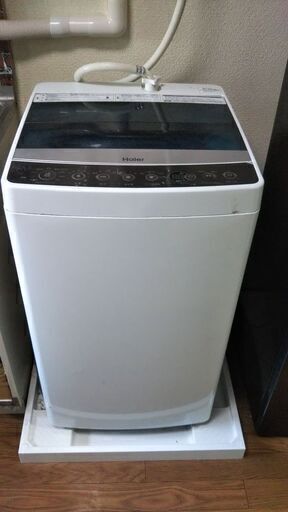 全自動洗濯機 風乾燥付き 5.5kg Haier JW-C55A-K 2017年製