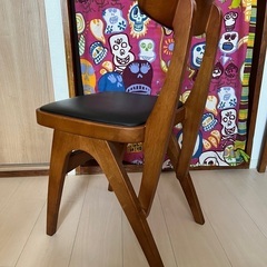 【受け渡し者、決定してます】木製の椅子の画像