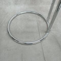 テーブル サイドテーブル 天板ガラス 高さ調整可能の画像