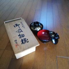 会津ぬり　御吸物椀　５客