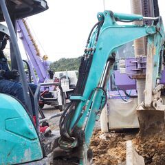 【竹原市：中卒：第二新卒：正社員】一緒に働いてみませんか？現場見学・会社見学だけでもOK！新日本建設　地盤改良工事スタッフの募集です。の画像