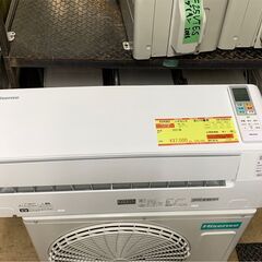  K04362　 2021年　ハイセンス　中古エアコン　主に10畳用　冷房能2.8kw/暖房能力3.6kw