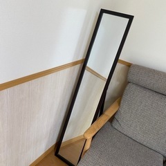 【無料】全身鏡　ブラウン