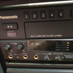 レーザーディスク　カラオケセット　LX-K680　LY-A685　LDプレイヤーの画像