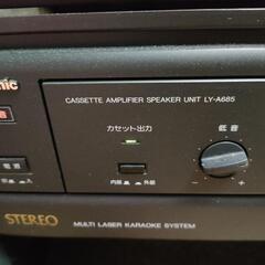 レーザーディスク　カラオケセット　LX-K680　LY-A685　LDプレイヤーの画像