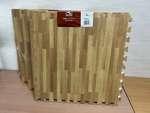 【未使用品】ジョイントマット 60×60 厚さ2cm 大判 16枚セット 木目調