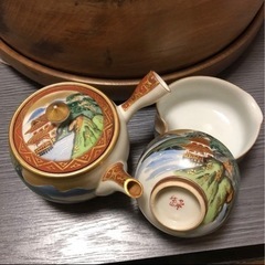 九谷焼 煎茶道具 急須 湯呑み 2セット 全14個  おまとめ価格 送料込みの画像