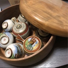 九谷焼 煎茶道具 急須 湯呑み 2セット 全14個  おまとめ価格 送料込みの画像