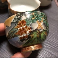 九谷焼 煎茶道具 急須 湯呑み 2セット 全14個  おまとめ価格 送料込みの画像