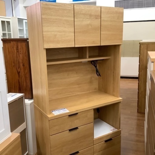 ニトリ 3枚扉レンジボード エトナ【トレファク 川越店】