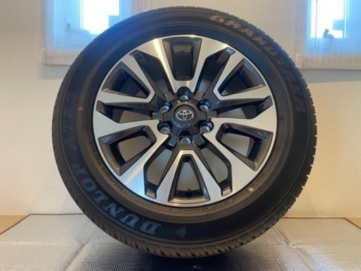 最終値下げ‼️✨室内保管✨新車外し✨ランクルプラド✨純正オプションタイヤホイール4本✨