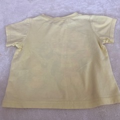 80cm Tシャツ アンパンマン 半袖Ｔシャツ  黄色　イエローの画像