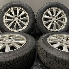 【TOYO GIZ2 195/65R15】スタッドレス【SUBARU インプレッサ 純正ホイール 15インチ 6J5HPCD100+48】20年製　(TG945)クレジットカード QRコード決済可能