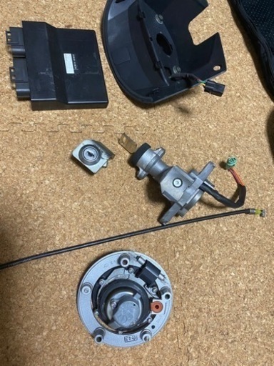 GSR400 GK7DA用　メインキーセット、ECM