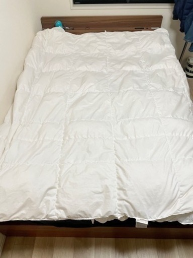 西川　フランスホワイトダック　羽毛布団　2枚（1.1kg+0.5kg）